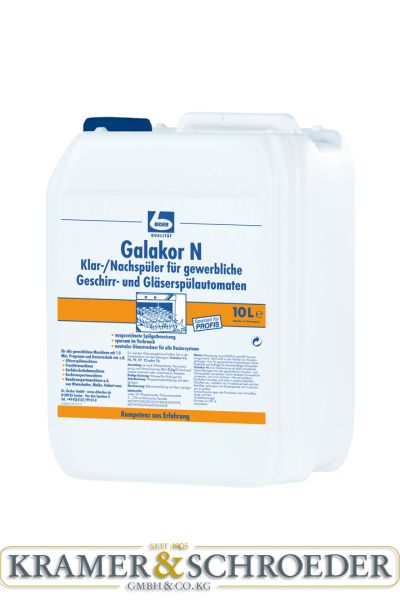 Dr Becher Galakor F3 Reiniger für gewerbliche Gläserspülmaschinen 12kg